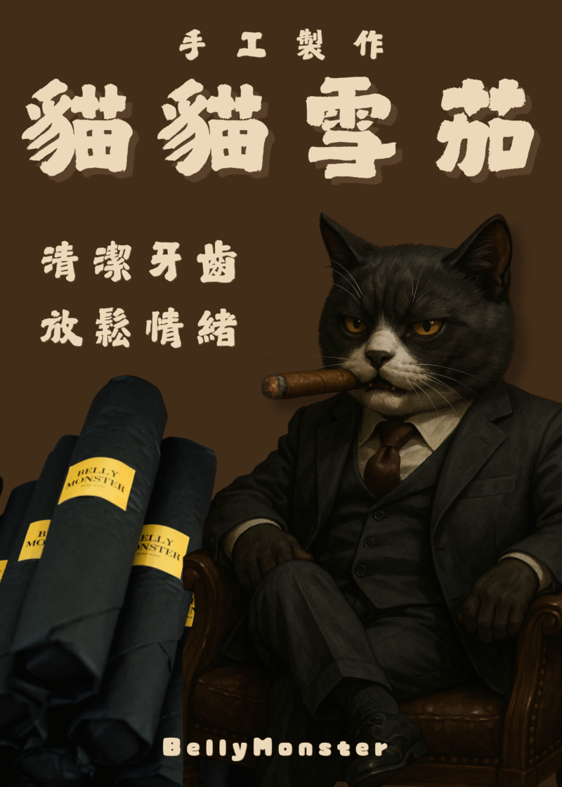 【全天然手工製作】貓貓雪茄